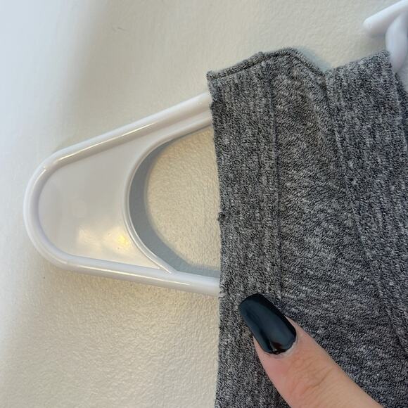 CURRENT/ELLIOTT Gray Distressed Sleeveless Double Slit Polyester Blend Dress 0 - Picture 7 of 8